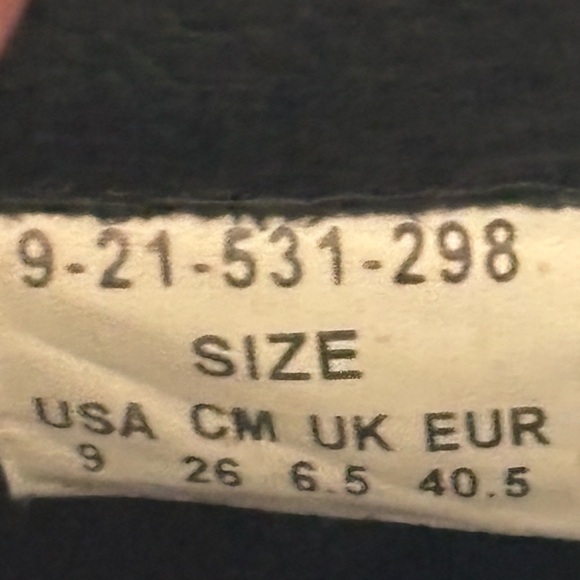 Roper Black Leather Cowboy Boots Rhinestones Lug soles Western Size 9 - Picture 11 of 12